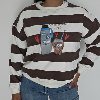 BUZO ARGENTINA NACÍ - CHOCOLATE