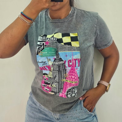 REMERA WASH - NEW YORK