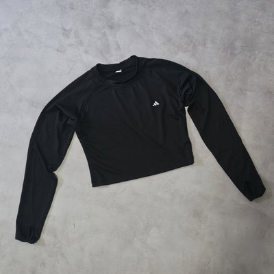 CROP TOP LYCRA ADIDAS  - NEGRO
