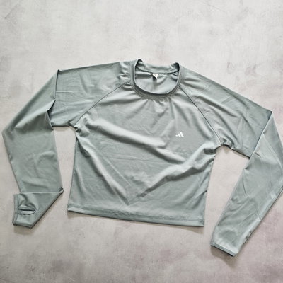CROP TOP LYCRA ADIDAS  - VERDE MENTA