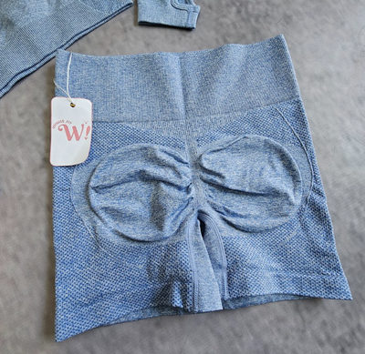 CALZA PUSH UP AZUL