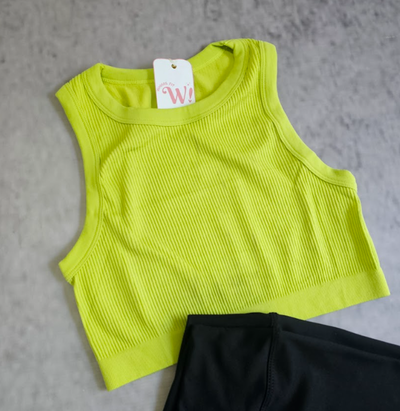 CROP NINA MORLEY PREMIUM - VERDE LIMA