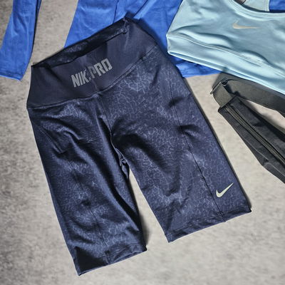 BIKER GOFRADA - NIKE PRO AZUL 