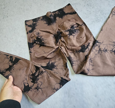 CALZA PUSH UP BATIK MARRON