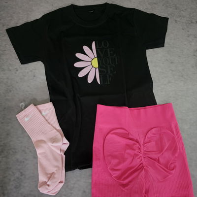 REMERÓN FIT - ALGODÓN - NEGRO LOVE YOUR SELF