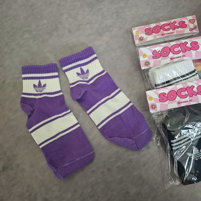 MEDIAS adidas lilas