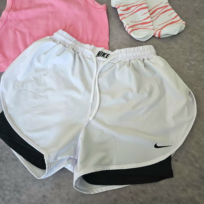 SHORT ROMPEVIENTO NIKE - BLANCO