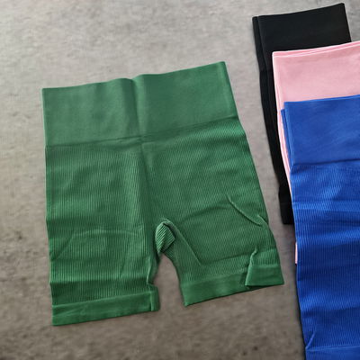 CALZA SEAMLESS ACANALADA -  VERDE