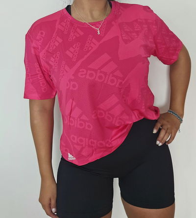 REMERA DRYFIT - ADIDAS -  IMPORTADA FUCSIA