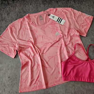 REMERA DRYFIT - ADIDAS -  IMPORTADA ROSA