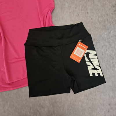 CALZA CORTA NIKE LOGO - NEGRA