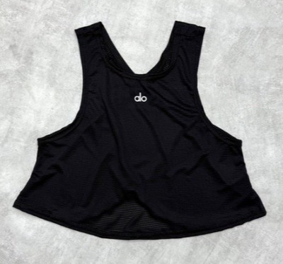 MUSCULOSA  ALO CRUZADA DRYFIT - NEGRO