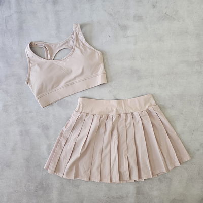 CONJUNTO IRUN - FALDA Y TOP ROSA