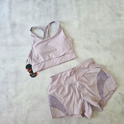 CONJUNTO IRUN - SHORT Y TOP LILA