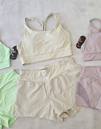 CONJUNTO IRUN - SHORT Y TOP CRUDO