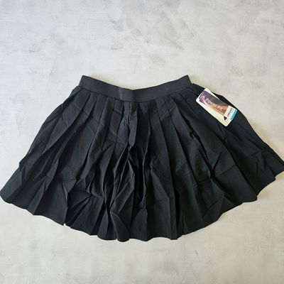 FALDA PANTALON TABLEADA - NEGRA