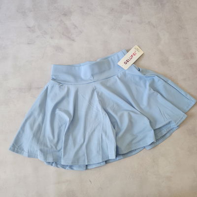 FALDA PANTALON - CELESTE