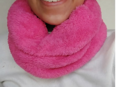 CUELLITO PELUCHE - FUCSIA