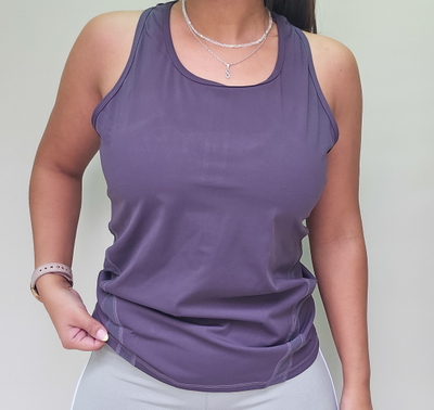 MUSCULOSA IMPORTADA  "ROMA" PREMIUM - Gris