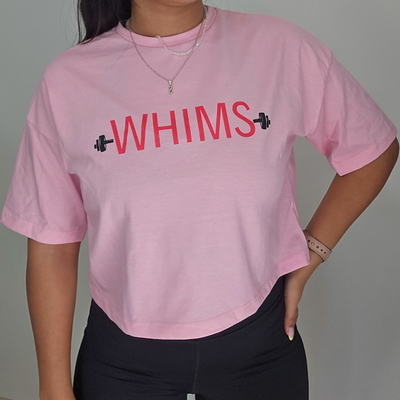 REMERA CROP WHIMS rosa