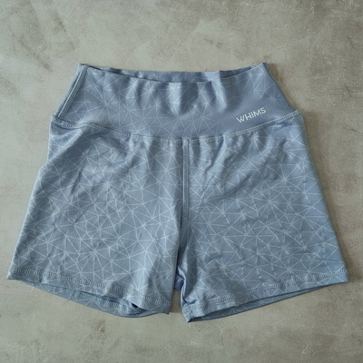 CALZA CORTA LYCRA - CELESTE ESTAMP