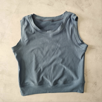 CROP TOP MORLEY - CELESTE