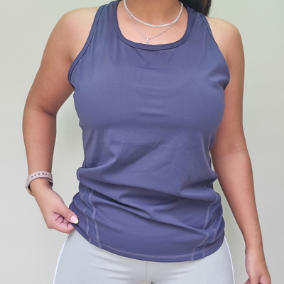 MUSCULOSA IMPORTADA  "ROMA" PREMIUM - Azul