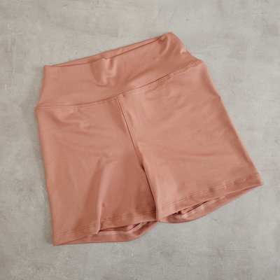 CALZA CORTA LYCRA  - CORAL