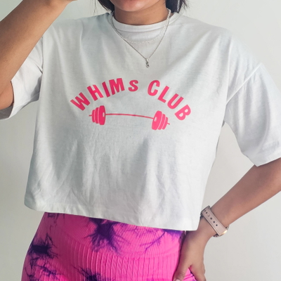 REMERA CROP WHIMS CLUB fucsia 