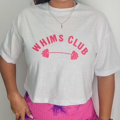 REMERA CROP WHIMS CLUB fucsia 