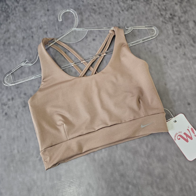 TOP NIKE CRUZADO - BEIGE