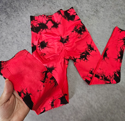 CALZA PUSH UP BATIK ROJA - LARGA