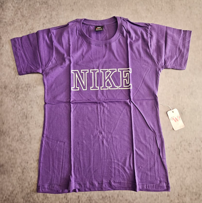 REMERA ALGODON MORADA- NIKE 