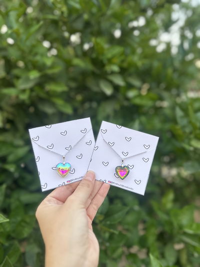 Corazón tornasolado 