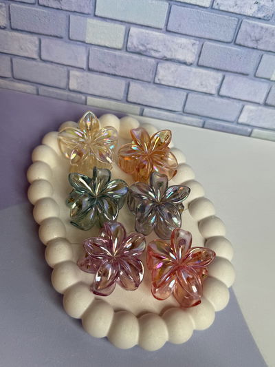 Broche hawaii tornasolados 