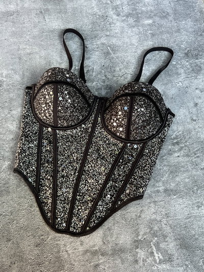 Corset Lucia- Plateado