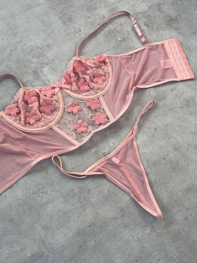 Corset Florencia- Rosa