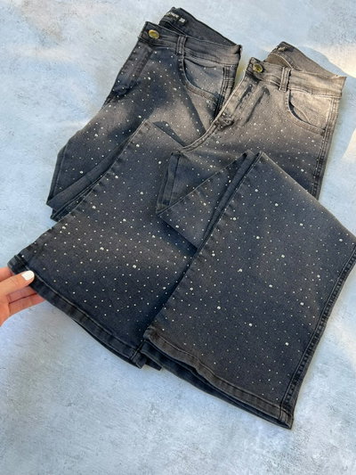 Jean Wide Chloe - Gris