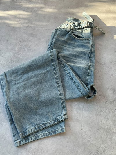 Jean Baggy Maca - Celeste