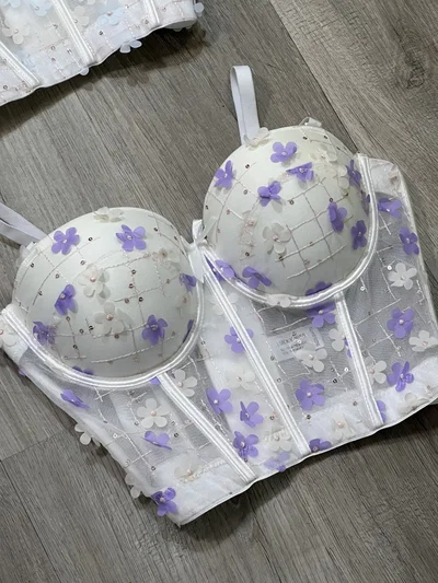 Corset Flor Violeta🌸