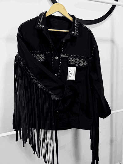 Campera con flecos ZOÉ 