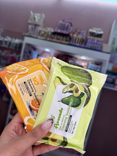 Toallitas húmedas para limpieza facial