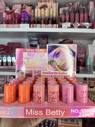 3 unidades de rubor en gelatina miss Betty JELLY 