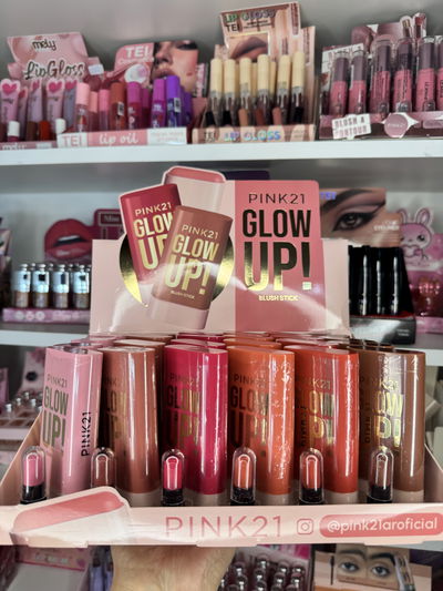 3Unidades de rubor en barra Pink 21 glowup 
