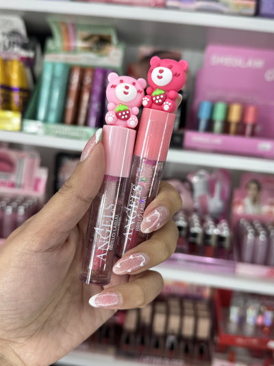 Brillo labial con osito porta lápiz 4angels 
