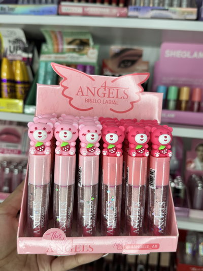 3Unid Brillo labial osito porta lápiz 4angels 