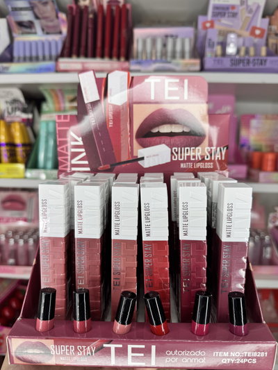 3 unidades de Lipgloss Matte liquidó superstay TEi 
