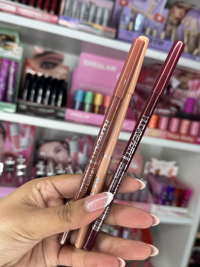 3 delineadores de labios Hudda finos