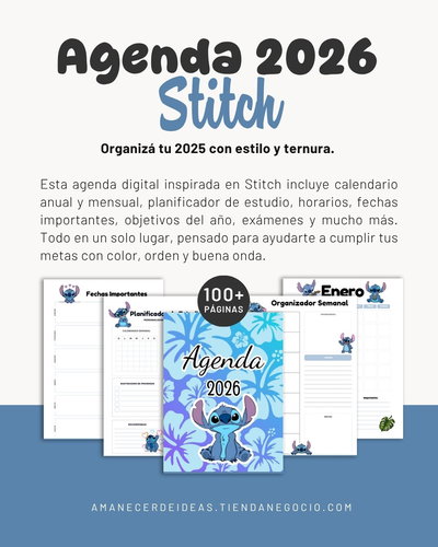 Agenda Stitch 2026
