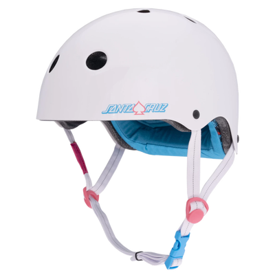 Casco Certificado LOW PRO - White Gloss Santa Cruz